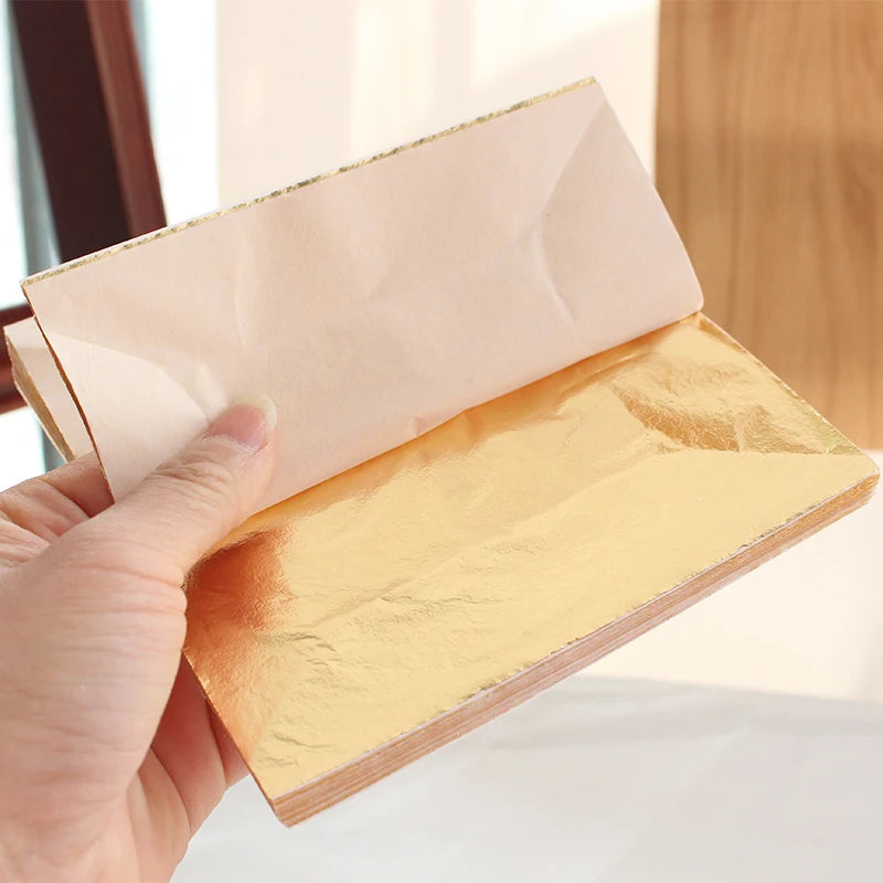 1000pcs 16x16cm Imitation Gold Leaf
