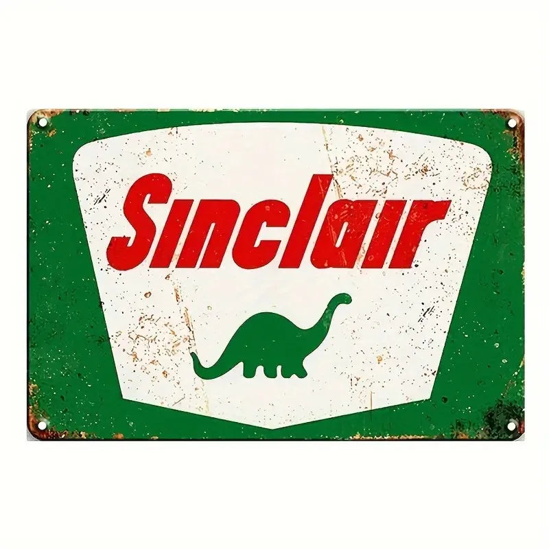 Vintage Metal Tin Sign Retro Garage & for Man Cave Decor, 8x12 Inch - Perfect for Old Car Shops, Oil Stations , Home Wall Art
