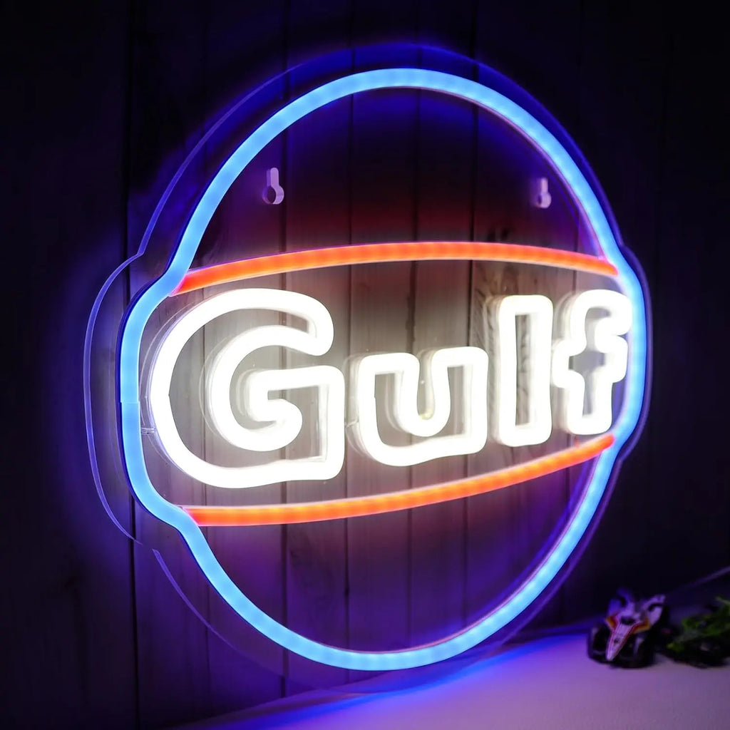 1 neon light is used for garage decoration, LED signs for bar cave wall decoration, lubrication store display lighting.