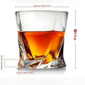 Set Water Cup Creative Geometry Glass Whiskey Foreign Wine Cups Twisted Grain Coffee Mug Cocktail Cups Glass Drinkware