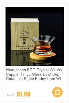 Slow Roll Spherical Whisky Rock Glass Match Wooden Pallet Roly-poly Design Taste Creative Brandy Snifters Whisky Tumbler Holder