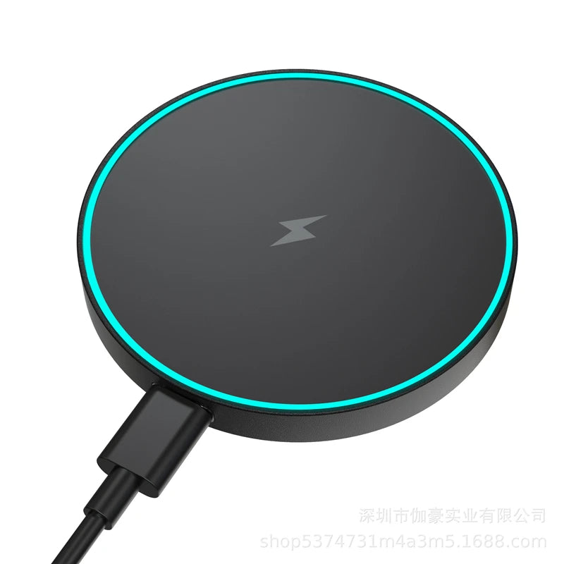 Dual Ports Wireless Magnetic Charger 15W Fast Charging Suitable For Iphone 17/16/15/14 Series Magnetic Wireless Charging