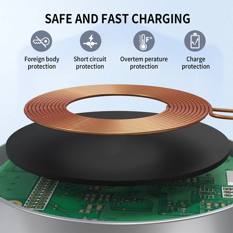 Magnetic Wireless Charger 15W Fast Charging  Convenient For Magsafe iPhone 17 16 15 14  Pro Max Airpods 4 Pro Magnet Station