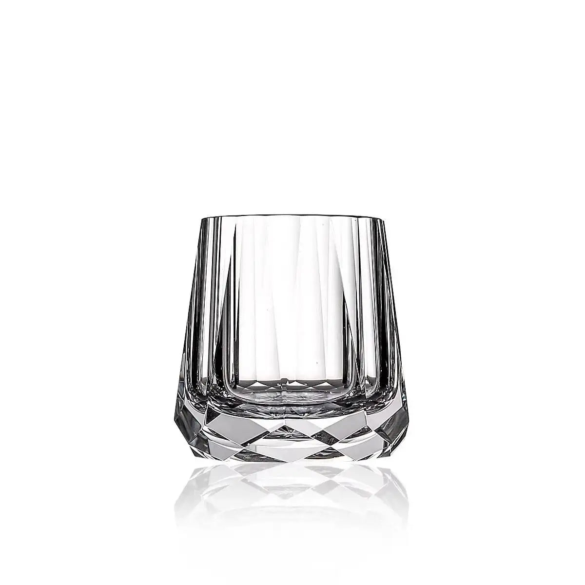 Zeus' Eternal Stone K9 Crystal Cup Upscale Classical Whiskey Glass Diamond Cut Brandy Liquor Wine Snifter Best Gift For Dad Boss