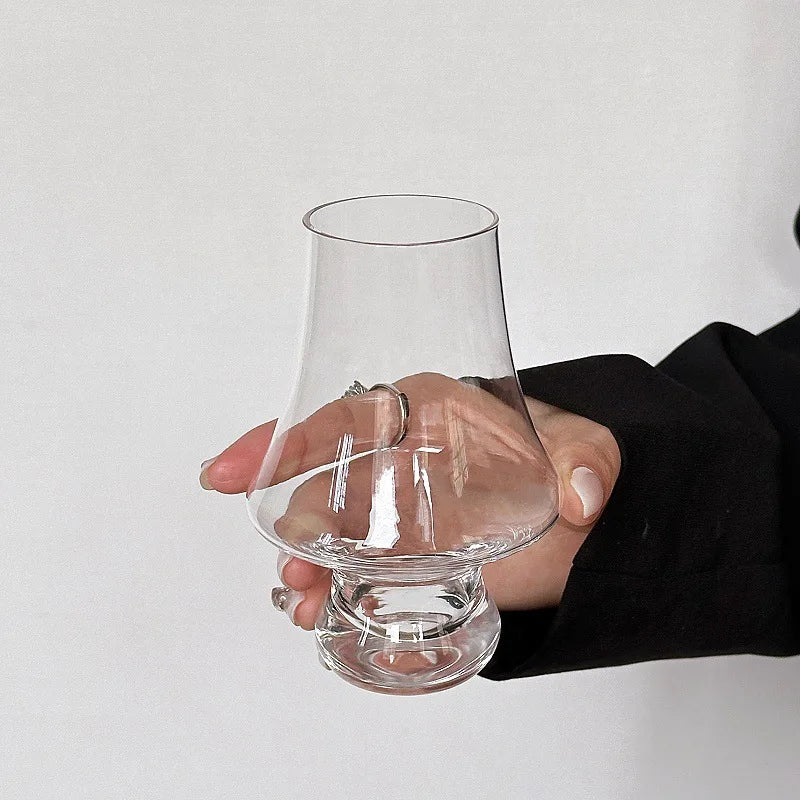 Whiskey Crystal Glass Set, Tasting Glass Clear Lead Free Wine Glass Bar Party Wedding Drinking Glassware