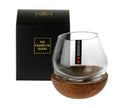 Slow Roll Spherical Whisky Rock Glass Match Wooden Pallet Roly-poly Design Taste Creative Brandy Snifters Whisky Tumbler Holder