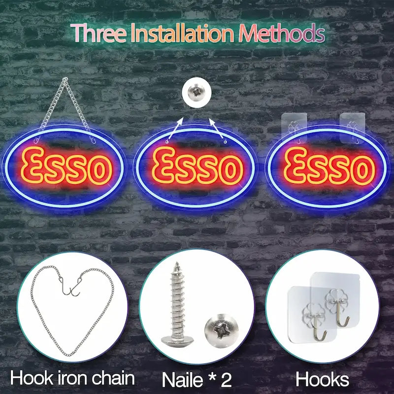 Esso Garage LED Neon Light Sign