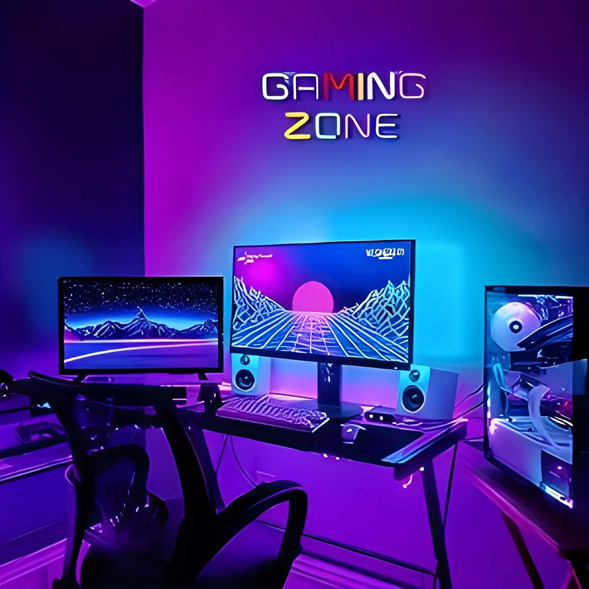 Gamepad Shaped LED Neon Sign for Gamer Room Decor, Gaming Neon Sign for Boys Room Wall Decor,  USB Powered Gamer Gifts for Teens