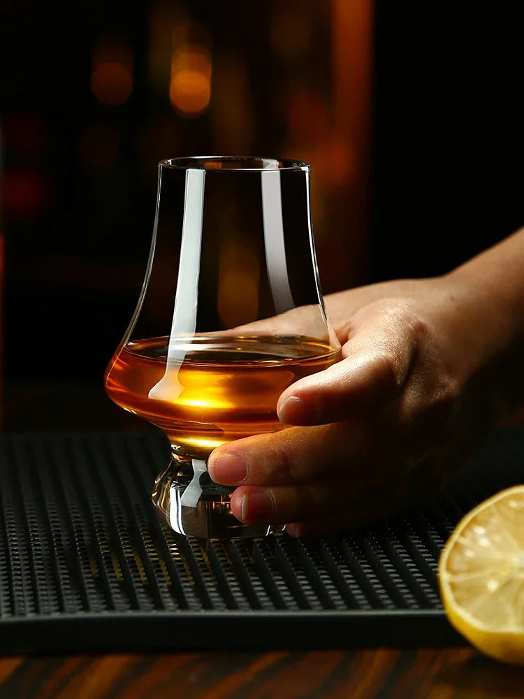 Whiskey Crystal Glass Set, Tasting Glass Clear Lead Free Wine Glass Bar Party Wedding Drinking Glassware