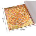 14x14cm Imitation Gold Leaf Sheet Variegated Gold Foil 50pcs/booklet