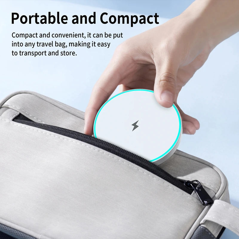Magnetic Wireless Charger 15W Fast Charging  Convenient For Magsafe iPhone 17 16 15 14  Pro Max Airpods 4 Pro Magnet Station