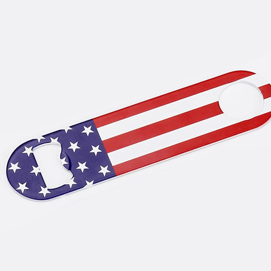 Bottle Opener, US Flag Stainless Steel Beer Bottle Opener, Bar Supplies, Guest Wedding Gifts, Party Gifts, Kitchen and Restauran