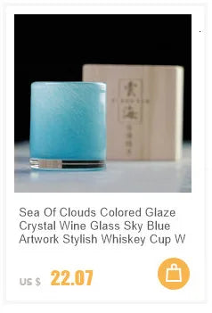 Slow Roll Spherical Whisky Rock Glass Match Wooden Pallet Roly-poly Design Taste Creative Brandy Snifters Whisky Tumbler Holder