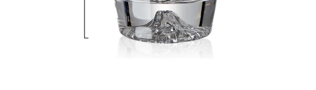 1PC Transparent Snow Mountain Cup Japanese Mount Fuji Whisky Glass Cup Breakfast Milk Drink Beer Wine Fruit Juice Cups Gift